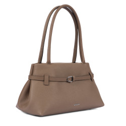 Bolso de mujer de hombro 053g 01 capuchino