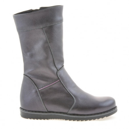 Botas para niños 3212 púrpura nácar