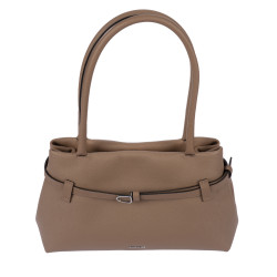 Bolso de mujer de hombro 053g 01 capuchino