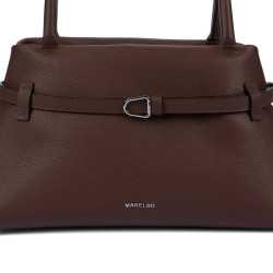 Bolso de hombro para mujer 053g 01 testa di moro
