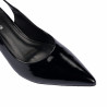 Sandalias de mujer 1328 charol negro