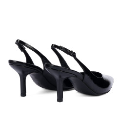 Sandalias de mujer 1328 charol negro