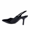 Sandalias de mujer 1328 charol negro