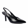 Sandalias de mujer 1328 charol negro