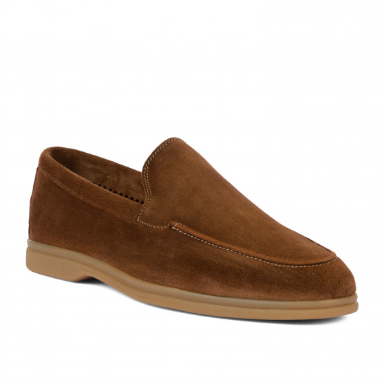 Mocasines hombre 980 marrón ante