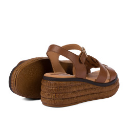 Sandalias de dama 5129 marrón