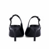 Sandalias de mujer 1328 charol negro