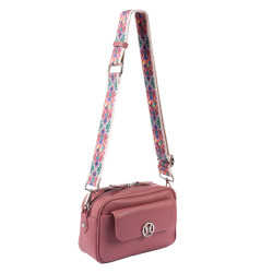 Bolso de mujer de hombro 014g 01 frambuesa