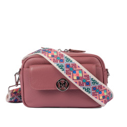 Bolso de mujer de hombro 014g 01 frambuesa