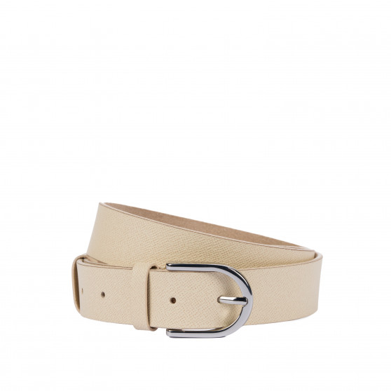 Cinturón mujer 43-1m beige saffiano