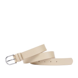 Cinturón mujer 43-1m beige saffiano