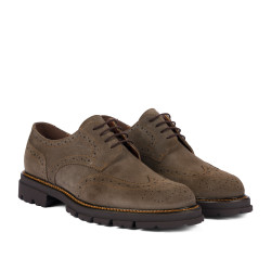 Zapatos casuales para hombre 989 arena de ante