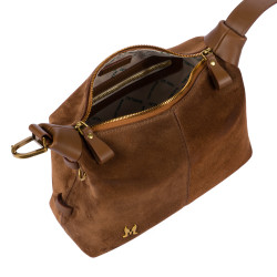 Bolso de mano para mujer 037-1g ante marrón