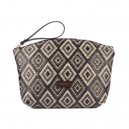 Bolso de mano para mujer 213g rafia cacao