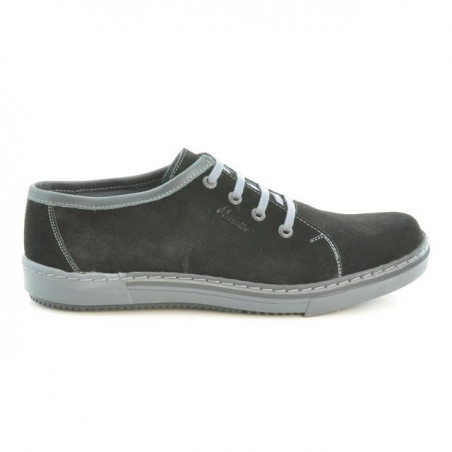 Zapatos casuales / deportivos para hombre 722 negro ante+gris