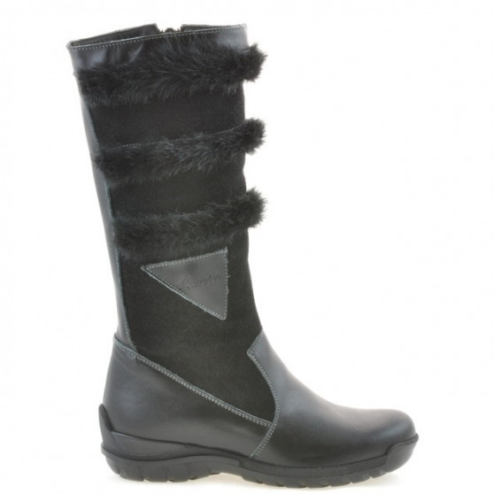 Botas para niños 3205 negro combinado