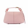 Bolso de mano para dama 037-1g gamuza rosa bebé