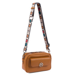 Bolso de mujer de hombro 014g 01 biz caramelo