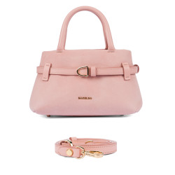 Bolso de mano para dama 056g camoscio baby pink