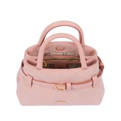 Bolso de mano para dama 056g camoscio baby pink