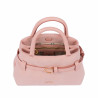 Bolso de mano para dama 056g camoscio baby pink