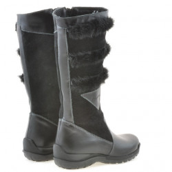 Botas para niños 3205 negro combinado