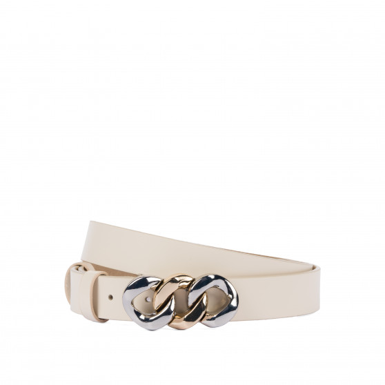 Cinturón de mujer 47m beige