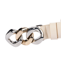 Cinturón de mujer 47m beige