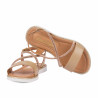 Sandalias niños 541 beige combinado