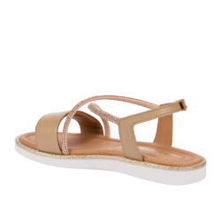 Sandalias niños 541 beige combinado