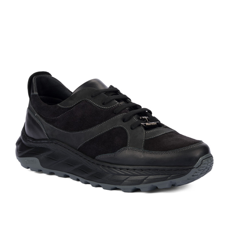 Zapatos casuales/deportivos para hombre 996 en combinación de terciopelo negro