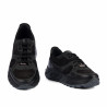 Zapatos casuales/deportivos para hombre 996 en combinación de terciopelo negro