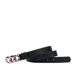 Cinturón mujer 47m negro estampado