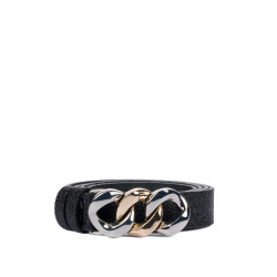 Cinturón mujer 47m negro estampado