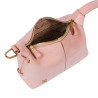 Bolso de mano de mujer 037g camurça baby pink