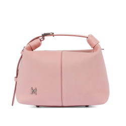 Bolso de mano para dama 037-1g 01 ante rosa bebé