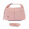 Bolso de mano para dama 037-1g 01 ante rosa bebé
