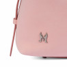 Bolso de mano para dama 037-1g 01 ante rosa bebé