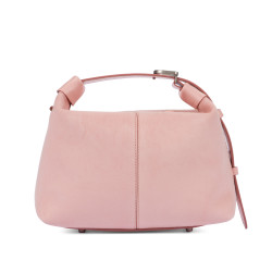 Bolso de mano para dama 037-1g 01 ante rosa bebé