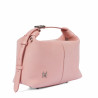 Bolso de mano para dama 037-1g 01 ante rosa bebé