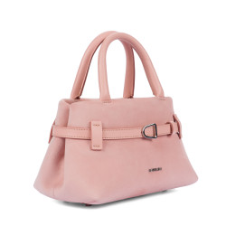 Bolso de mano de mujer 056g 01 camoscio baby pink