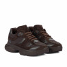 Zapatillas deportivas de mujer 6102 chocolate combinado