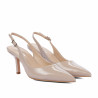 Sandalias de mujer 1328 charol arena