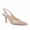 Sandalias de mujer 1328 charol arena