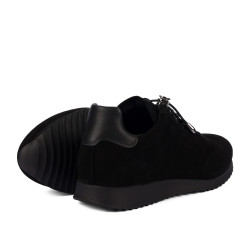 Zapatillas deportivas mujer 6104 búfalo negro combinado