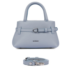 Bolso de mano de mujer 056g 01 azul claro