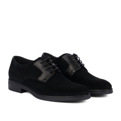 Zapatos casuales para hombre 9006 negro ante