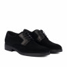Zapatos casuales para hombre 9006 negro ante