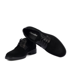 Zapatos casuales para hombre 9006 negro ante