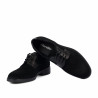 Zapatos casuales para hombre 9006 negro ante